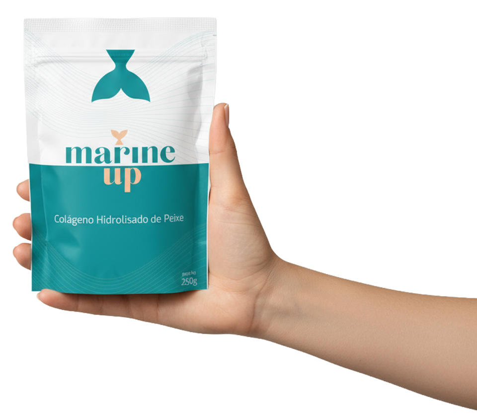 embalagem entre dedos marine up
